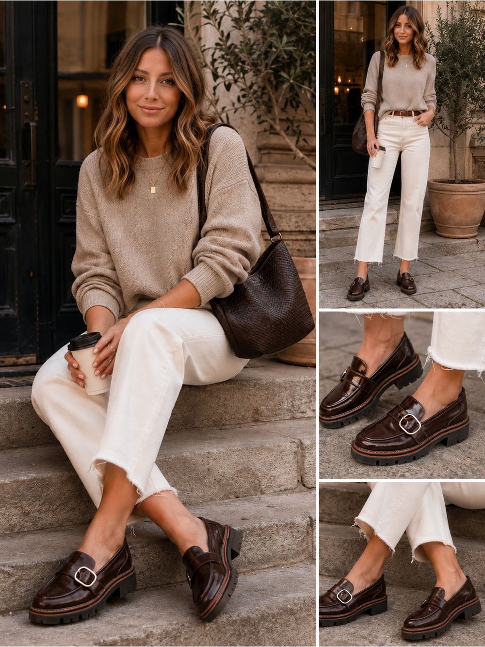 Korks by Kork Ease Vara Platform Loafers Brown NEW 6.5 - Picture 2 of 12